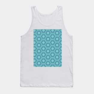 Simple Hexagon Pattern Tank Top